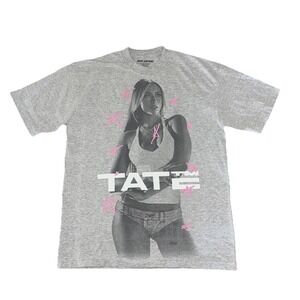 Tate‎ Mcrae T Shirt S Gray Stars Miss Possessive Tour Merch NEW *spot